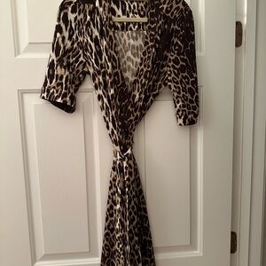 Leopard Print Women's Robe